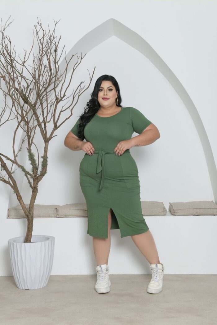 calça nanda moletinho flare com bolso rose plus size (cópia)