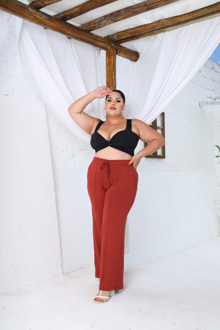 calça nanda moletinho flare com bolso terracota (cópia) calça nanda moletinho flare com bolso terracota (cópia)