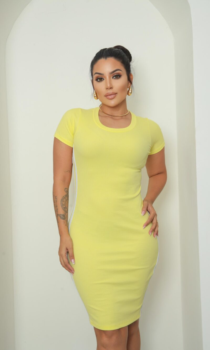 vestido ribana com viés luana preto (cópia)