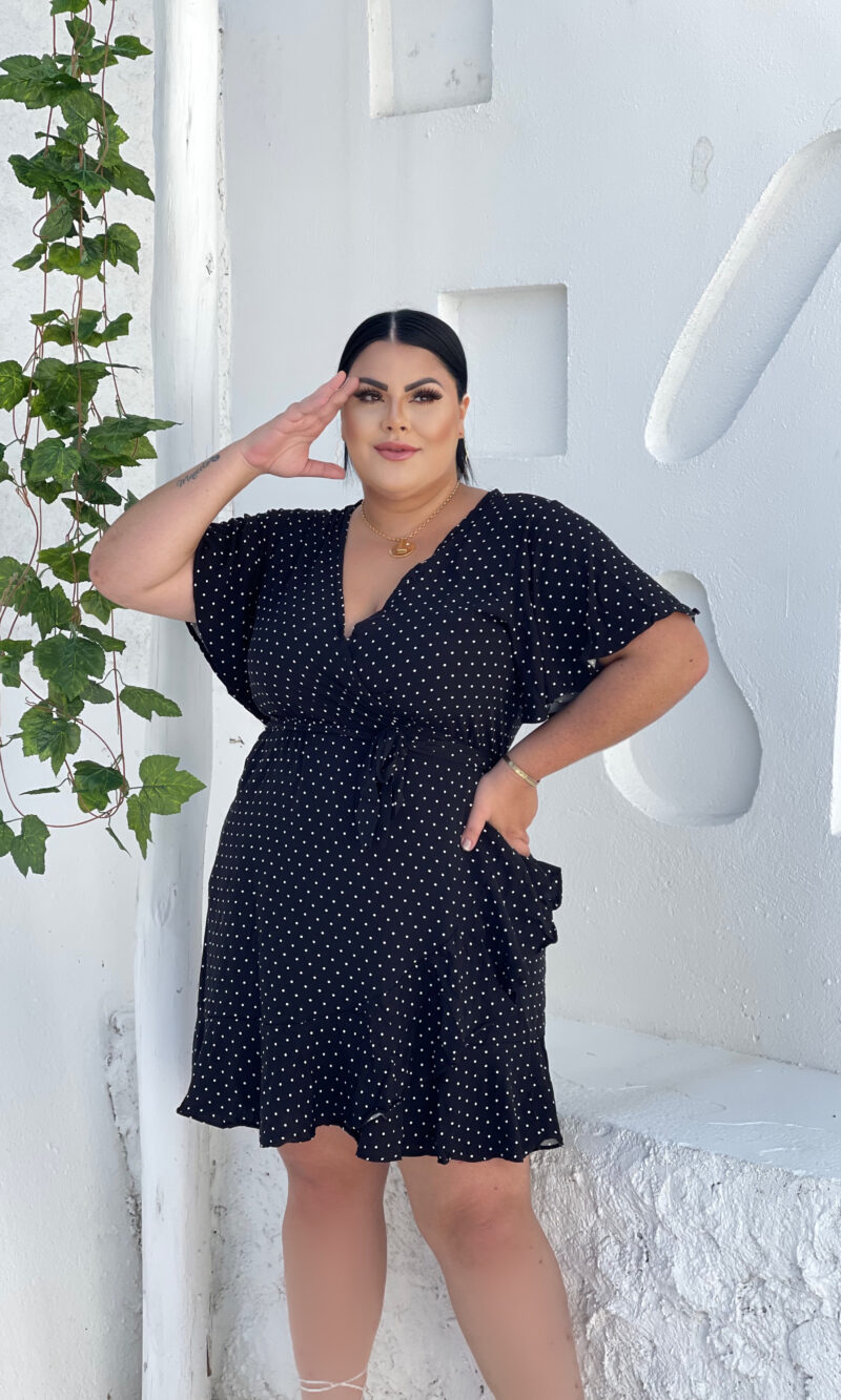 vestido heloisa envelope transpassado poá (cópia)