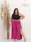 calça nanda moletinho flare com bolso rose plus size (cópia)