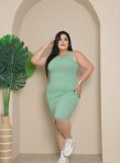vestido anarruga tubinho estilo regata jane verde agua (cópia)