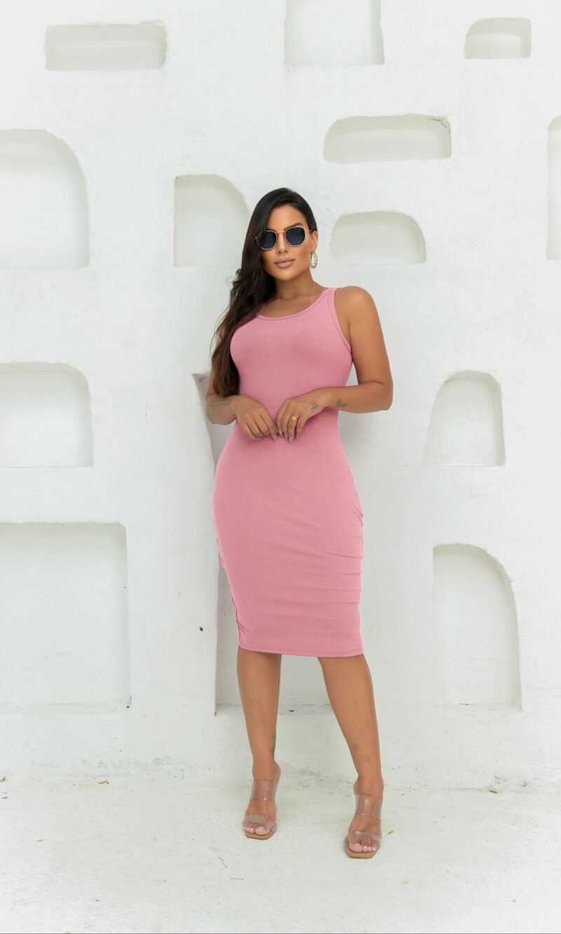 vestido anarruga mada com decote transversal azul bebe (cópia)