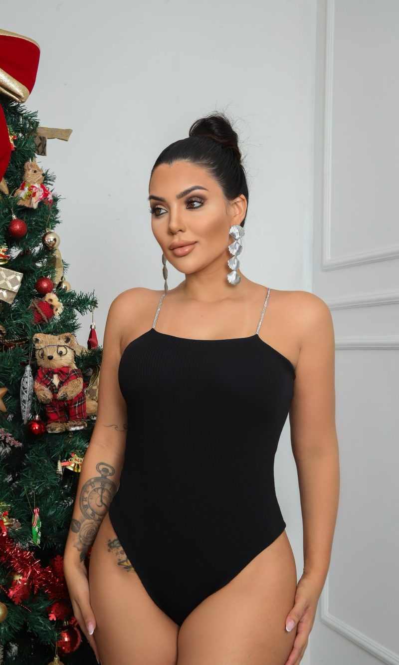 body cristine anarruga com strass plus size vermelho (cópia)