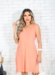 vestido curto viscolycra com bolso maria plus size pink (cópia)