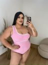 body lili nula manga com bojo tecido ribana rosa bebê plus size
