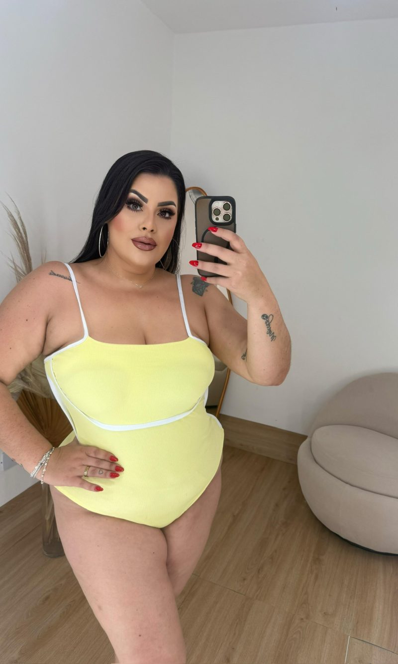 body isís alça fina com bojo tecido ribana rosa bebê plus size