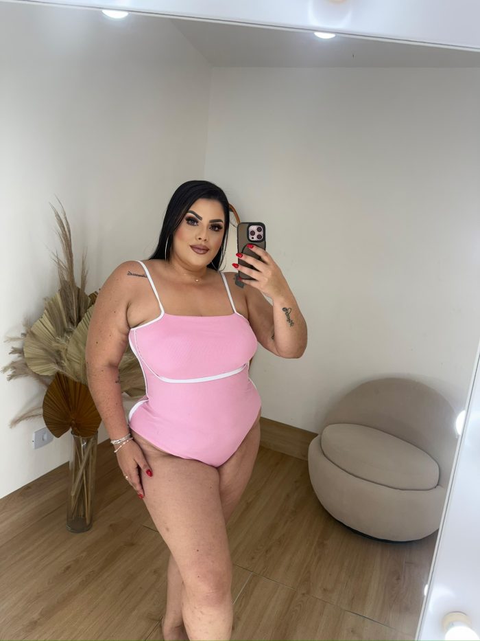 body isís alça fina com bojo tecido ribana rosa bebê plus size body isís alça fina com bojo tecido ribana rosa bebê plus size