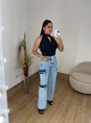 cropped top feminino decote choker frente Única moda verão slim