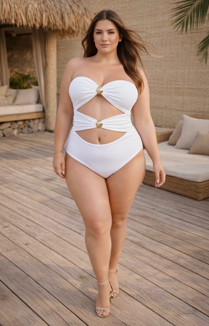 body feminino tomara que caia com detalhe fivela frontal premium preto plus